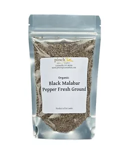 Organic Black Malabar Pepper (Fresh Ground When You Order) - Picture 1 of 8