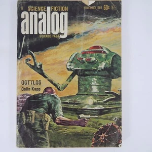 Vintage November 1969 ANALOG SCIENCE FICTION Magazine Gottlos by Colin Kapp - Imagen 1 de 3
