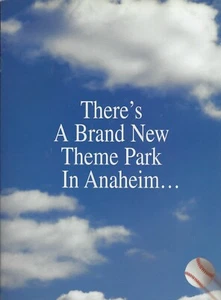 1998 Los Angeles Anaheim Angels Edison Field "Hard Hat Preview" Opening Brochure - Bild 1 von 3