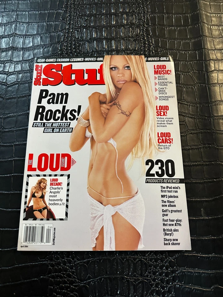 #53 STUFF magazine (UNREAD and NO LABEL ) - PAM ANDERSON - Image 1 of 1