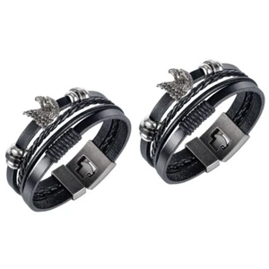 2 PCS Schmuck Adlerkopf-Armband Für Herren Herrenmode Mann - Bild 1 von 12