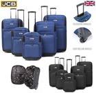 Lightweight JCB Suitcase Luggage, Cabin Trolley Bag Case - 18-31" - Black & Navy