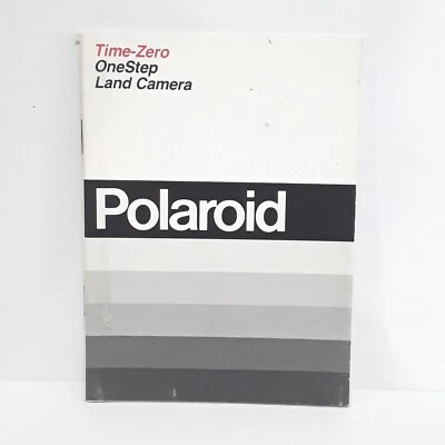 Polaroid Time-Zero OneStep Land Camera Manual Guide Instructions English 1980s - Image 1 of 4