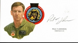 Paul Johnson Hand Signed Cut Signature GOE Lithograph Desert Storm 1997 - Picture 1 of 1