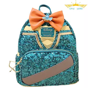 Loungefly Disney Princess Merida Pailletten Mini Rucksack - Bild 1 von 5