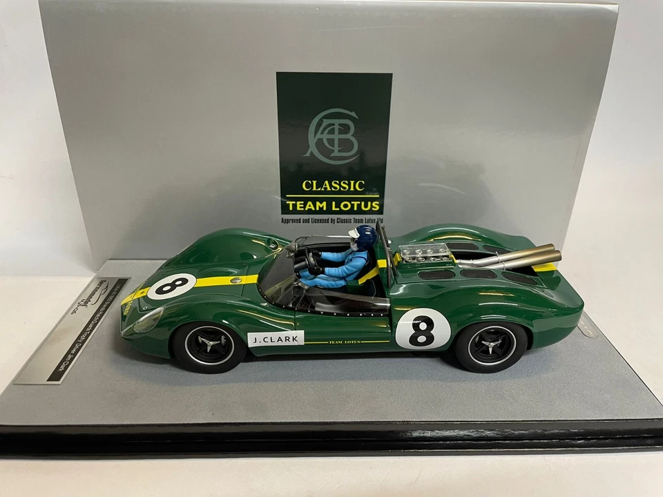 Tecnomodel Lotus 40 #8 Jim Clark Brands Hatch Trophy 1965 1/18 TMD18-125E Foto 1 de 2