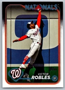 2024 Topps Victor Robles Washington Nationals #412 - Picture 1 of 2