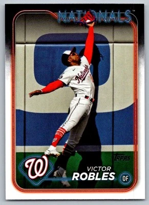 2024 Topps Victor Robles Washington Nationals #412 - Image 1 of 2