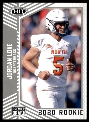 2020 SAGE HIT Jordan Love RC Utah State Aggies #12 - Image 1 of 2