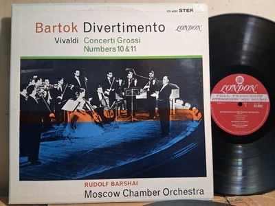 LONDON CS 6332 FFSS BB Bartok Divertimento Vivaldi Barshai 1962 1D NM - Image 1 of 2
