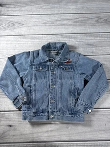 Harley-Davidson Denim Jean Jacket Youth Medium 8/10 Blue Long Sleeve Cotton - Picture 1 of 7