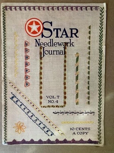 1922 Stern Handarbeit Journal Band 7 Nr. 4 Heft Häkel- & Stickmuster+++ - Bild 1 von 4