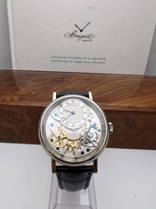 2022 Breguet Tradition 40mm 18K White Gold Manual Wind Box Papers 7057BB/11/9W6 - Picture 1 of 13