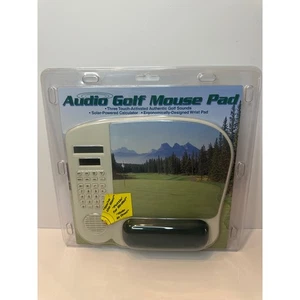 Audio Golf Mouse Pad, Calculator & Sounds, Ergonomic Wrist Rest, Office Decor - Picture 1 of 9
