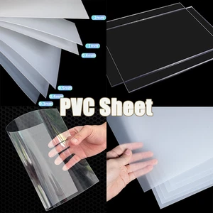PVC/PP Plastic Sheet Thin Translucent/Clear 210*297/100*200/200*200/200*300mm - Picture 1 of 7