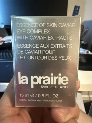 La Prairie Essence of Skin Complejo de ojos de caviar extractos de caviar 0,5 oz/15 ml sellado Foto 1 de 3