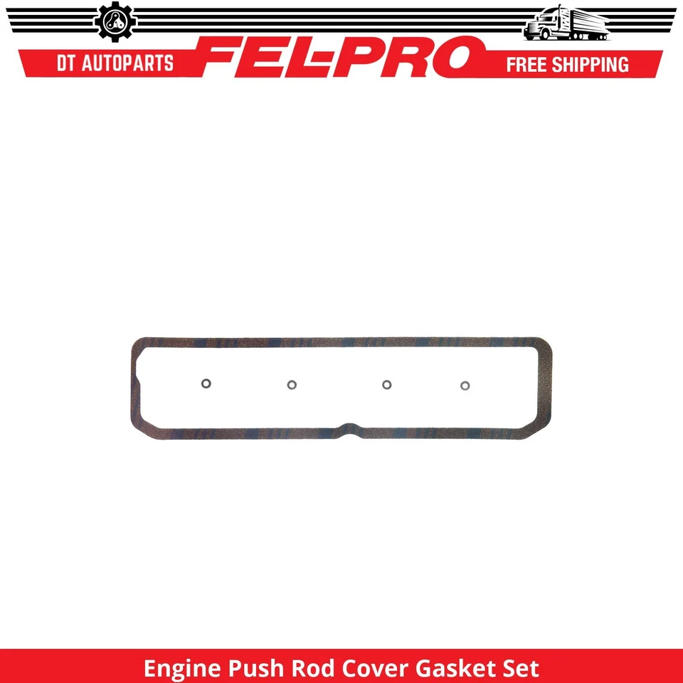For 1991-1993 GMC Sonoma 2.5L L4 Engine Push Rod Cover Gasket Set Fel-Pro 1992 - Image 1 of 1