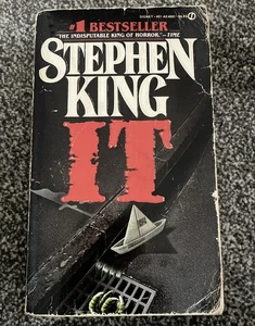 IT Stephen King First Edition 2nd Printing 1987 Paperback US Signet IDBS - Imagen 1 de 16