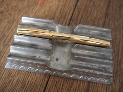 Vintage Waterman Facette fountain pen, gold plated - Image 1 of 4