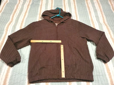 Modern Culture Chaqueta con Capucha Marrón Cremallera XL Skater Surfer, Rayas, VER FOTOS Foto 1 de 4