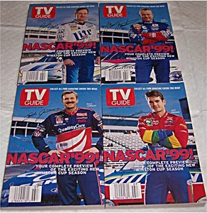1999 TV Guide NASCAR '99! (LOT OF 4 COLLECTOR'S SERIES) WEEK OF FEB 13-19 - Picture 1 of 5