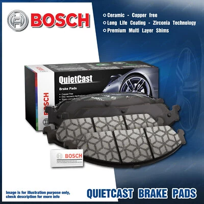 4x Front Bosch QuietCast Ceramic Brake Pads for Toyota Camry MCV36 V3 V5 - image 1 of 4