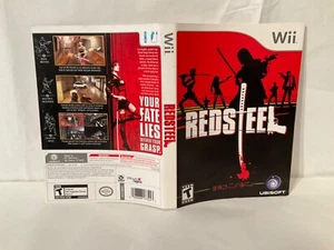*Case Art Only* RedSteel Red Steel Nintendo Wii Insert Paper Insert Sleeve *OEM* - Picture 1 of 2