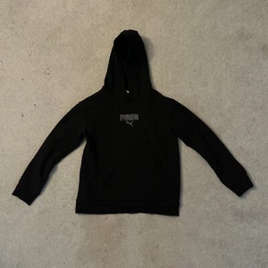 Puma Black Pullover Hoodie Boys M (10-12) - Picture 1 of 6