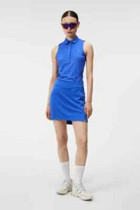 J. Lindeberg Dena Diamond Blue Sleeveless Ladies Small Top NEW NWT GWJT08810 - Picture 1 of 11