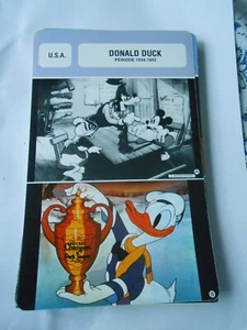 Fiche Card Cinéma   USA  Donald Duck  période 1934-1942 - Picture 1 of 1