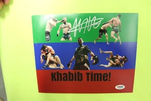 Khabib Nurmagomedov Signed 8x10 Photo Autograph UFC PSA/DNA COA Conor McGregor - Picture 1 of 4