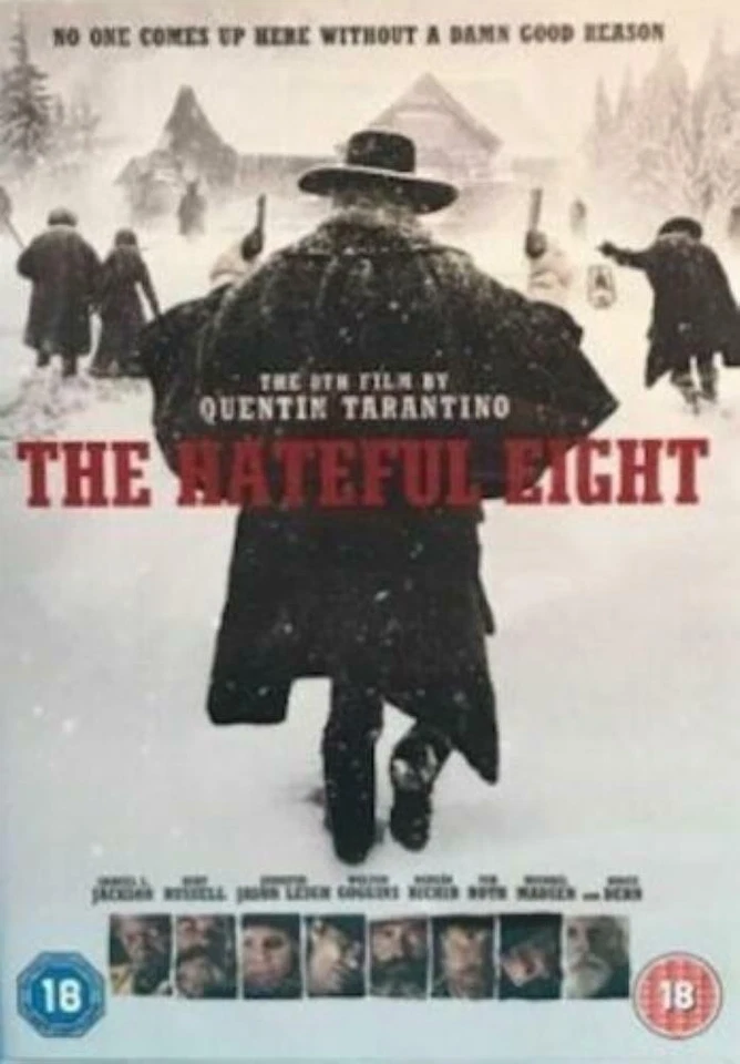 THE HATEFUL EIGHT SAMUEL L JACKSON DVD Free UK P&P Top-quality Fast Dispatch - Image 1 of 4