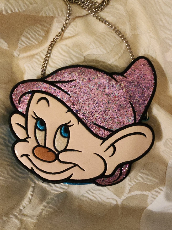 Rare, Danielle Nicole, Snow White, Dopey Dwarf, Disney, Bodycross Bag, Chain - Image 1 of 4
