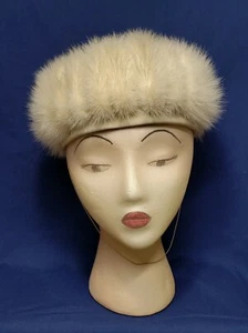 Sombrero Lora De Colección Piel Redonda Estilo Marfil - Imagen 1 de 11