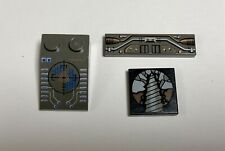 LEGO Printed Brick and Tiles - Lot of 3