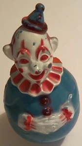 Clown Toy Roly Poly W/Chimes And Weights, Whimsical Nostalgic Vintage Fun Play - Picture 1 of 3