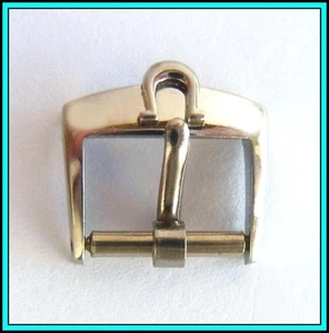 ORIGINAL Vintage (Nuevo Stock Antiguo) Acero Inoxidable Hebilla OMEGA 10 mm (Modelo B) - Imagen 1 de 3