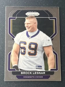 2021 Panini Prizm BROCK LESNAR #134 FIRST YEAR Minnesota Vikings - Picture 1 of 2