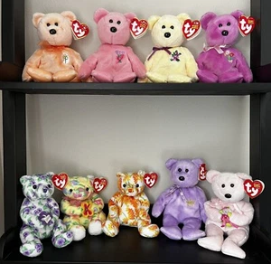 9 Ty BB Bären LIEBSTE-MAMA-MUTTER-MUTTER 04-CORSAGE-BLOOM-SHASTA-DEINE WIRKLICH-LIEB - Bild 1 von 19