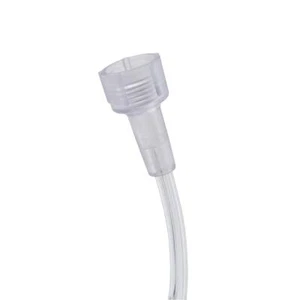 Clear Crush-Resistant Oxygen Tubing, 50', Universal Connector, Case of 10 - Picture 1 of 1