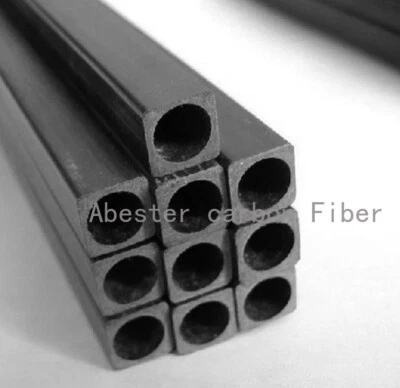 Carbon Fiber Square Tube Outer Diameter 2mm 2.5mm 3mm 4 5mm 6mm 8mm 10mm L500mm - Image 1 of 4