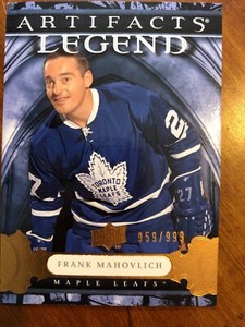 09-10 UD Artifacts Legend #117 Rick Nash /999