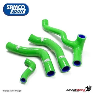 Kit de durites de radiateur Samco vert pour Kawasaki KX250 E1/F1/G1 1987/1989 - Photo 1/5