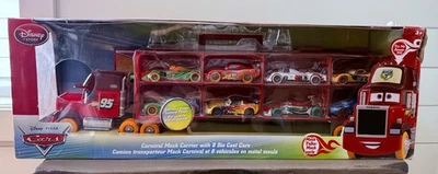 New Disney Store Cars Carnival Mack Carrier with 8 Die Cast Cars New NIB - Image 1 of 4