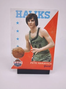 Pete Maravich PASADO Y PRESENTE 2012 Panini NBA Atlanta Hawks RETRO - Imagen 1 de 2