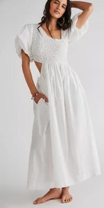 Free People Midi Kalina Midi with Side Cut-Out - Size - Medium - Picture 1 of 8