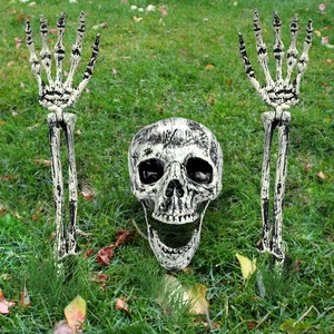 Halloween Deko Outdoor Deko, Realistisches Skelett Bodenbrecher 3 Stück S - Bild 1 von 12