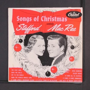 JO STAFFORD & GORDON MCRAE: songs of christmas CAPITOL 7" Single 45 RPM - Picture 1 of 4