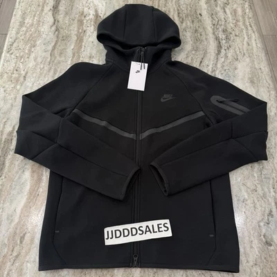 Nike Tech Fleece Windrunner Full Zip Hoodie Black HV0949-010 Men’s Sz Small NWT - Image 1 of 4