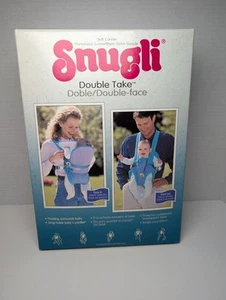 Vintage Snugli Double Take Baby Soft Carrier Infant Model 045 Dots And Stripes - Picture 1 of 5